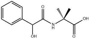 알라닌,N-(히드록시페닐아세틸)-2-메틸-(9CI) 구조식 이미지
