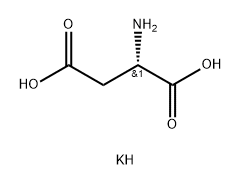 L-ASPARTIC ACID POTASSIUM SALT 구조식 이미지