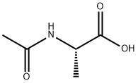 2-Acetylamino-propionic acid Structure