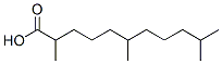 2,6,10-trimethylundecanoic acid Structure