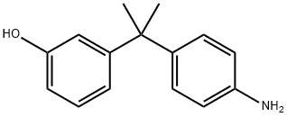 2-(4-아미노페닐)-2-(3-히드록시페닐)프로판 구조식 이미지