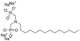 tetrasodium [(tetradecylimino)dimethylene]diphosphonate Structure