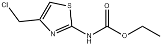 카르밤산,[4-(클로로메틸)-2-티아졸릴]-,에틸에스테르(9CI) 구조식 이미지