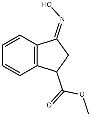 1H-Indene-1-carboxylicacid,2,3-dihydro-3-(hydroxyimino)-,methylester,(Z)-(9CI) 구조식 이미지