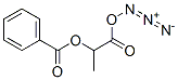 AZIDO-O-BENZOYL LACTIC ACID Structure