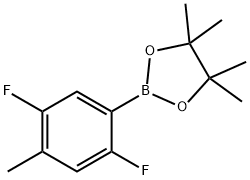 2-(2,5-Difluoro-4-Methylphenyl)-4,4,5,5-tetraMethyl[1,3,2]dioxaborolane Structure