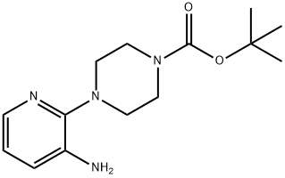 3-Amino-2-[4-butoxycarbonyl(piperazino)]pyridine 구조식 이미지