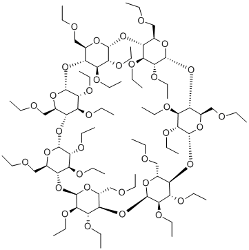 HEPTAKIS-(2 3 6-TRI-O-ETHYL)-BETA- 구조식 이미지