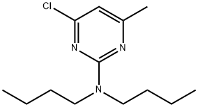 2-디부틸아미노-4-클로로-6-메틸피리미딘 구조식 이미지