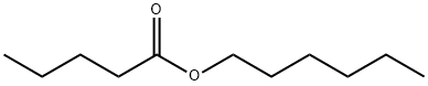 HEXYL N-VALERATE Structure