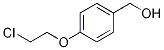 4-(2-chloroethoxy)benzyl alcohol 구조식 이미지