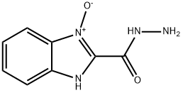 1H-Benzimidazole-2-carboxylicacid,hydrazide,3-oxide(9CI) Structure