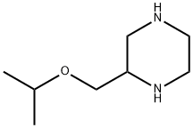Piperazine, 2-[(1-methylethoxy)methyl]- (9CI) Structure