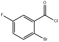 2-BROMO-5-FLUOROBENZOYL CHLORIDE Structure