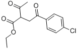 ETHYL 2-ACETYL-4-(4-CHLOROPHENYL)-4-OXOBUTANOATE Structure