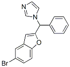 1-((5-Bromo-2-benzofuranyl)phenylmethyl)-1H-imidazole Structure
