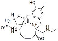 biotinylamidoethyl-3-(3-iodo-4-hydroxyphenyl)propionamide Structure