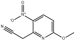 2-CYANOMETHYL-3-NITRO-6-METHOXY PYRIDINE Structure