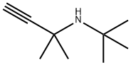 N-TERT-BUTYL-1,1-DIMETHYLPROPARGYLAMINE 구조식 이미지