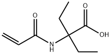 Butanoic  acid,  2-ethyl-2-[(1-oxo-2-propenyl)amino]-  (9CI) Structure