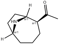 Ethanone, 1-(9-azabicyclo[4.2.1]non-2-yl)-, exo- (9CI) Structure