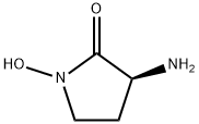 (S)-(-)-3-AMINO-1-HYDROXYPYRROLIDIN-2-ONE 구조식 이미지