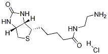 1H-Thieno[3,4-d]iMidazole-4-pentanaMide, N-(2-aMinoethyl)hexahydro-2-oxo-, Monohydrochloride, (3aS,4S,6aR)- Structure