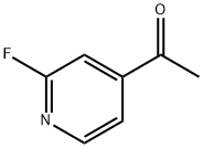 에타논,1-(2-플루오로-4-피리디닐)- 구조식 이미지