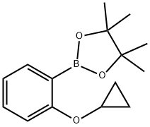 2-(2-사이클로프로폭시페닐)-4,4,5,5-테트라메틸-1,3,2-디옥사보롤란 구조식 이미지