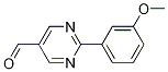 2-(3-methoxyphenyl)pyrimidine-5-carbaldehyde Structure