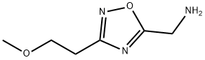 1-[3-(2-methoxyethyl)-1,2,4-oxadiazol-5-yl]methanamine(SALTDATA: HCl) 구조식 이미지