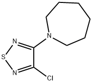 1-(4-chloro-1,2,5-thiadiazol-3-yl)azepane Structure