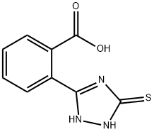 2-(5-thioxo-4,5-dihydro-1H-1,2,4-triazol-3-yl)benzoic acid(SALTDATA: FREE) Structure