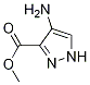 Methyl 4-aMino-1H-pyrazole-3-carboxylate Structure