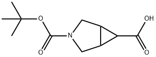 3-아자비시클로[3.1.0]헥산-3,6-디카르복실산3-tert-부틸에스테르 구조식 이미지