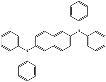 N2,N2,N6,N6-tetraphenylnaphthalene-2,6-diamine 구조식 이미지