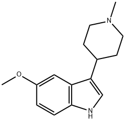 5-METHOXY-3-(1-METHYL-4-PIPERIDINYL)INDOLE Structure