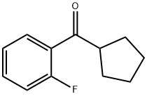 2-FLUOROPHENYL CYCLOPENTYL KETONE Structure