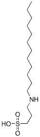 3-(Dodecylamino)-1-propanesulfonic acid Structure