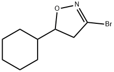 3-BroMo-5-cyclohexyl-4,5-dihydro-isoxazole Structure
