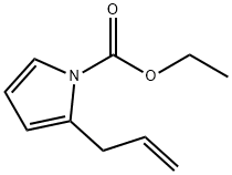 1H-Pyrrole-1-carboxylic  acid,  2-(2-propenyl)-,  ethyl  ester  (9CI) Structure