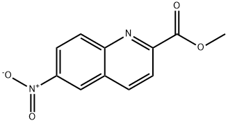 METHYL 6-NITROQUINOLINE-2-CARBOXYLATE Structure