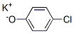 Potassium 4-chlorophenolate Structure