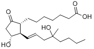 Misoprostol Acid  구조식 이미지