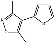 Isoxazole, 3,5-diMethyl-4-(2-thienyl) Structure