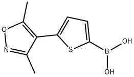 5-(3,5-diMethylisoxazol-4-yl)-4,5-dihydrothiophen-2-ylboronic acid Structure