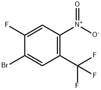 4-브로모-5-플루오로-2-트리플루오로메틸니트로벤젠 구조식 이미지