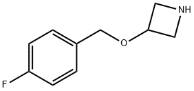 3-[(4-fluorobenzyl)oxy]azetidine(SALTDATA: HCl) Structure