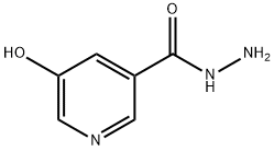 3-Pyridinecarboxylicacid,5-hydroxy-,hydrazide(9CI) Structure