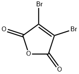DIBROMOMALEIC ANHYDRIDE 구조식 이미지